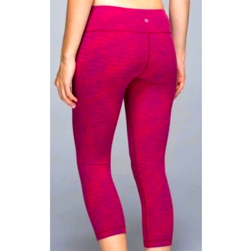 Lululemon Wunder Under Heathered Leggings